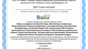 Обогреватель Тепловая завеса Ballu BHC-CE-3L